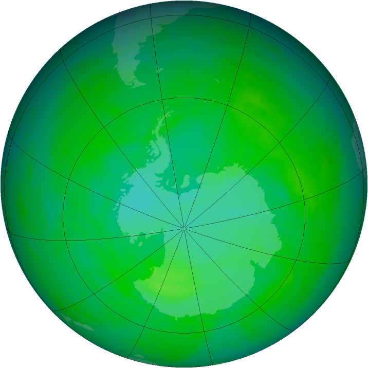 Ozone Map 1991-12-03
